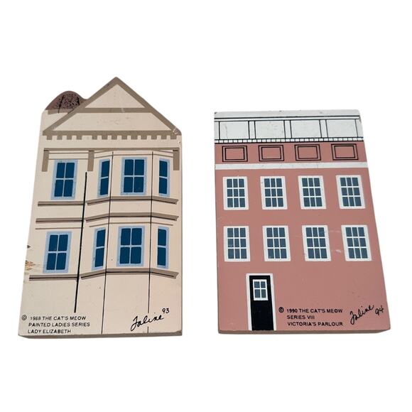 The Cat’s Meow Painted Ladies Series Lady Elizabeth & Victoria’s Parlour Lot 2 - Picture 2 of 8